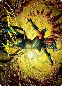 Dragonsguard Elite Art Card (16/81) (Gold-Stamped Signature)
