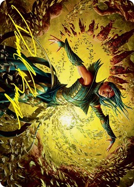 Dragonsguard Elite Art Card (16/81) (Gold-Stamped Signature)