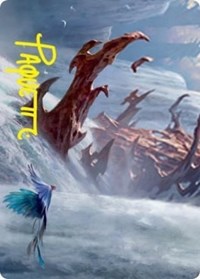 Island Art Card (Gold-Stamped Signature) (Art Series: Strixhaven)