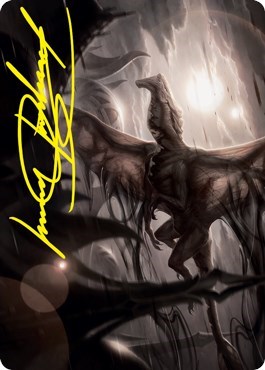 Shadrix Silverquill Art Card (Gold-Stamped Signature)