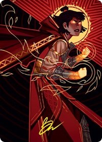 Infuriate Art Card (Gold-Stamped Signature)