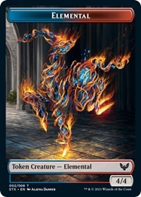 Elemental (2) // Spirit Double-Sided Token