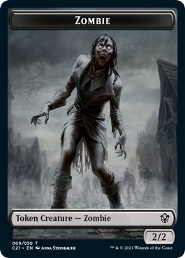 Zombie // Horror Double-Sided Token