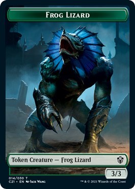 Frog Lizard // Elephant Double-Sided Token