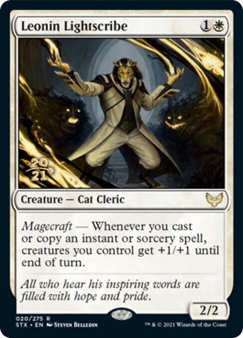 Leonin Lightscribe #20s — Strixhaven: School of Mages Promos