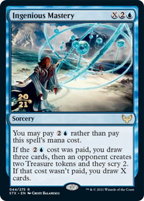 Ingenious Mastery #44s — Strixhaven: School of Mages Promos