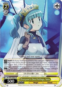 Everyone's Own Feelings, Sana (SR) (MR/W80-E008S SR) card