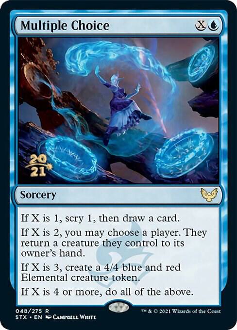 Multiple Choice #48s — Strixhaven: School of Mages Promos