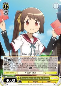 Tsuruno Investigating the Rumors (MR/W80-E013 U) card