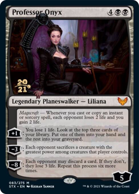 Professor Onyx #83s — Strixhaven: School of Mages Promos