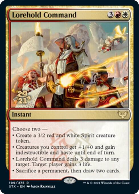 Lorehold Command #199s — Strixhaven: School of Mages Promos