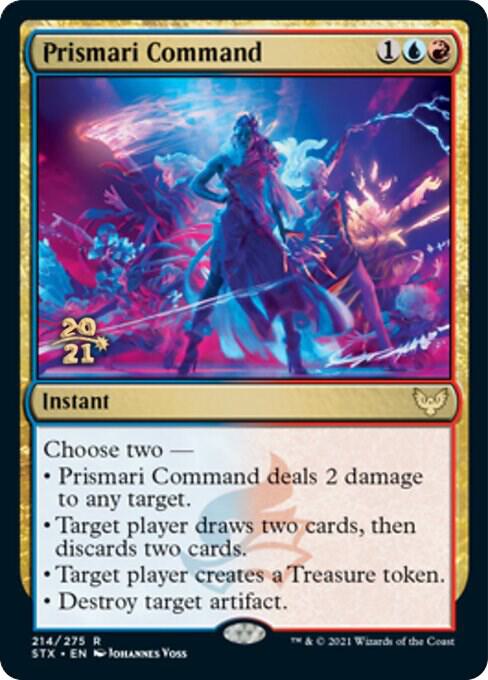 Prismari Command #214s — Strixhaven: School of Mages Promos