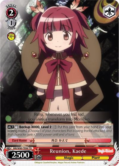 Reunion, Kaede - Magia Record: Puella Magi Madoka Magica [Side