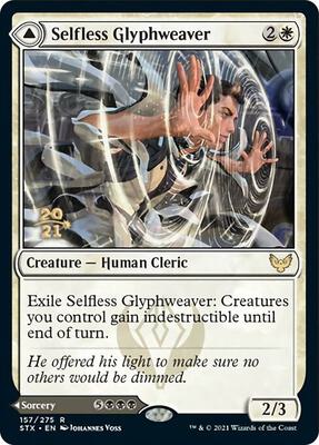 Selfless Glyphweaver #157 – Prerelease Cards (Rare)