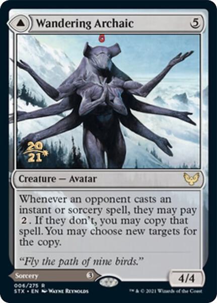 Wandering Archaic - Prerelease Cards - Magic: The Gathering