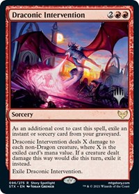 Draconic Intervention (Promo Pack: Strixhaven)