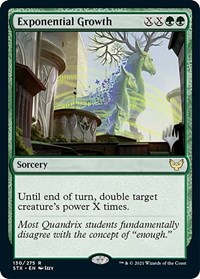 Exponential Growth - Promo Pack: Strixhaven - Magic: The Gathering card