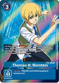 Thomas H. Norstein (Box Topper) - Great Legend - Digimon card