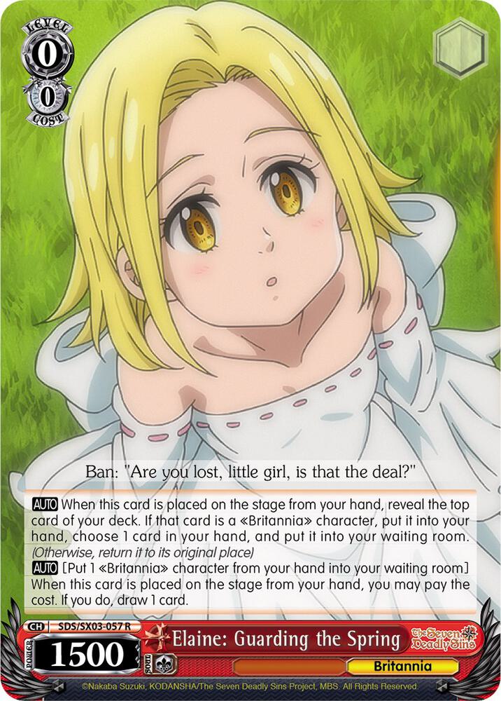 Elaine: Guarding the Spring - The Seven Deadly Sins - Weiss