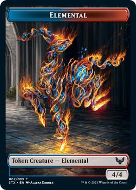 Elemental (2) // Pest Double-sided Token (5)