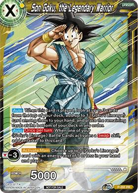 Son Goku, the Legendary Warrior - Promotion Cards - Dragon Ball