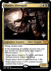 Shadrix Silverquill - World of Warcraft Promo Pack: Strixhaven trading card
