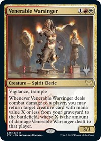 Venerable Warsinger - Promo Pack: Strixhaven - Magic: The Gathering card