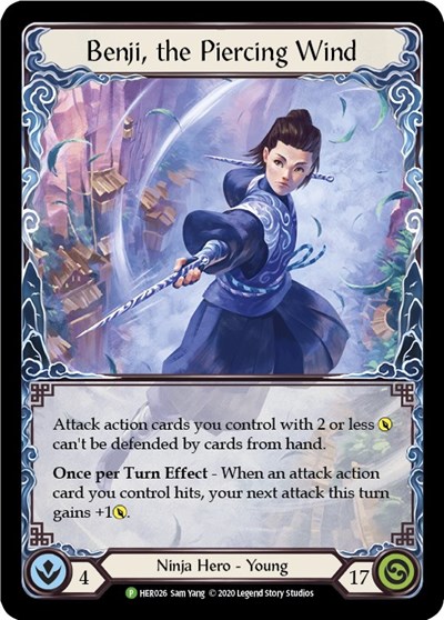 Benji, the Piercing Wind - HER026 Flesh and Blood: Promo Cards card price
