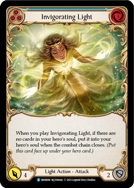 Invigorating Light (Blue) MON068 card