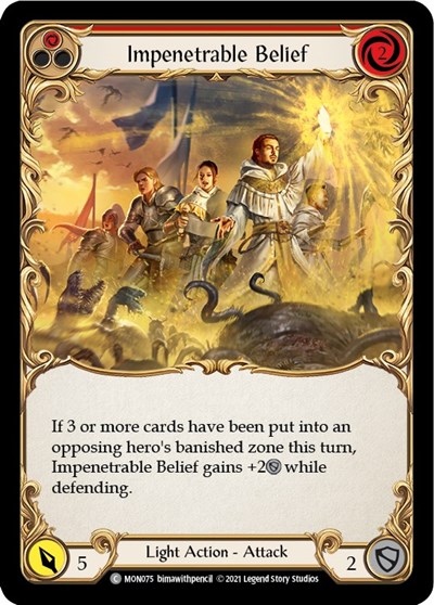 Impenetrable Belief Red