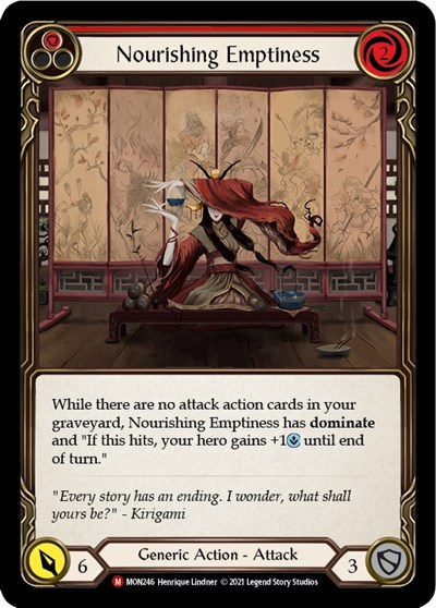 Nourishing Emptiness Monarch card price