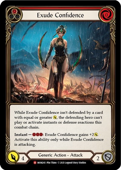 Exude Confidence Monarch card price