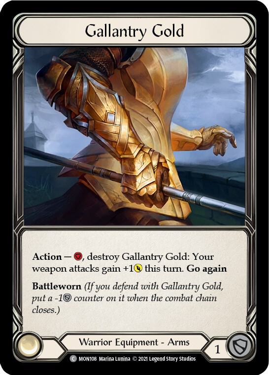 Gallantry Gold - Monarch - Flesh and Blood TCG - TCGplayer.com