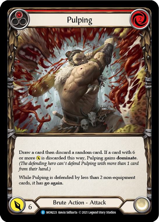 Pulping (Red) - Monarch - Flesh and Blood TCG - TCGplayer.com