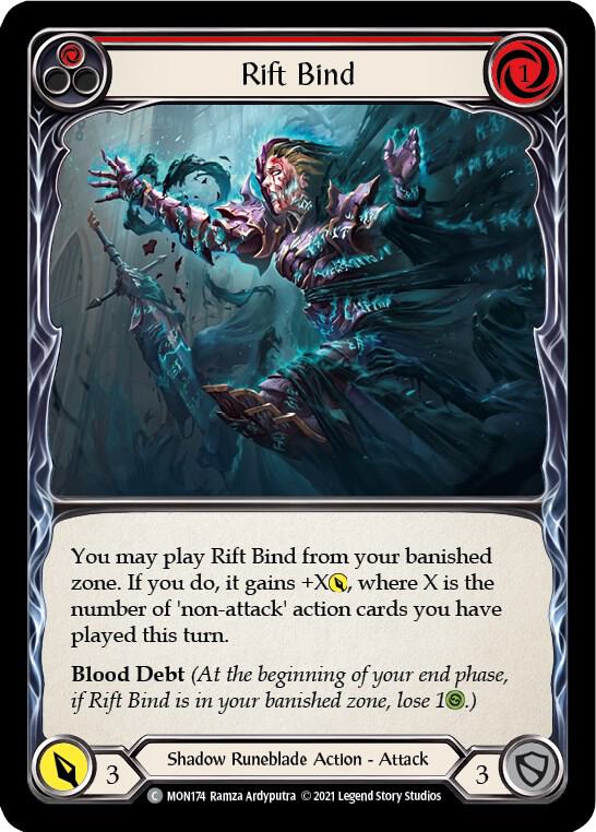 Rift Bind (Red) - Monarch - Flesh and Blood TCG - TCGplayer.com