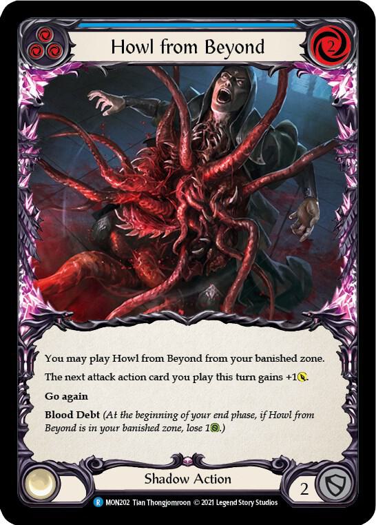 Howl from Beyond (Blue) MON202 card