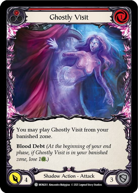 Ghostly Visit (Red) - Monarch - Flesh and Blood TCG - TCGplayer.com