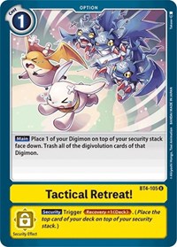 Tactical Retreat! - Great Legend - Digimon card