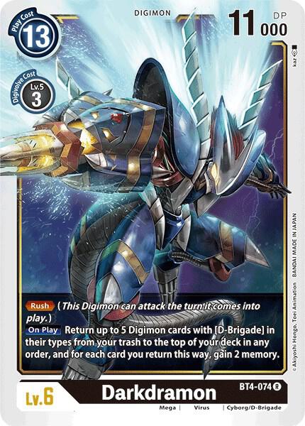 Darkdramon - Great Legend - Digimon Card Game - TCGplayer.com