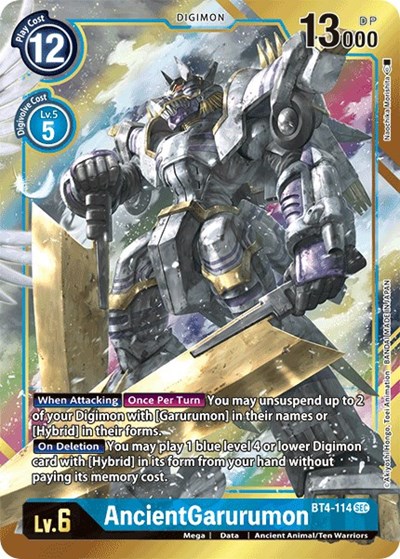 AncientGarurumon (Alternate Art) Great Legend card price