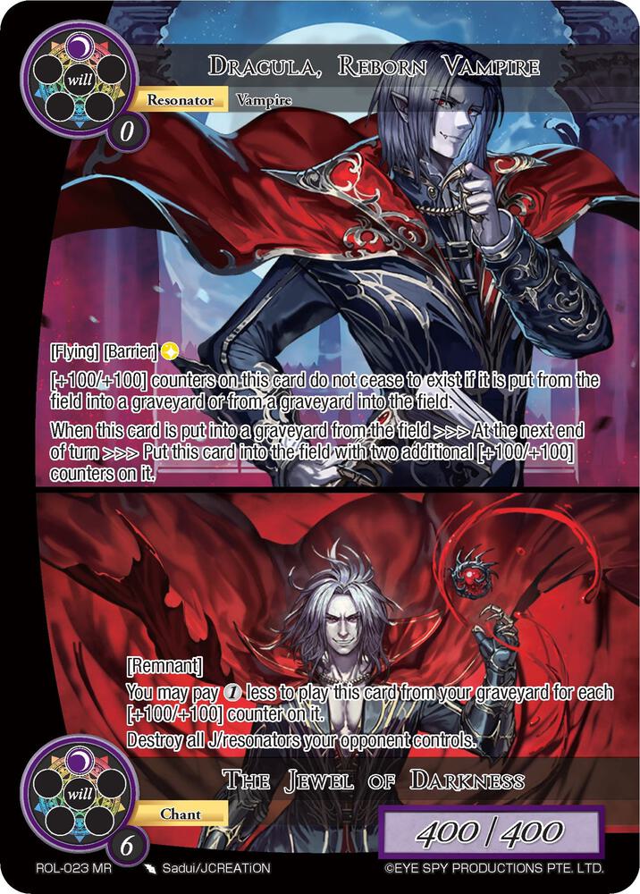Dracula, Reborn Vampire // The Jewel of Darkness