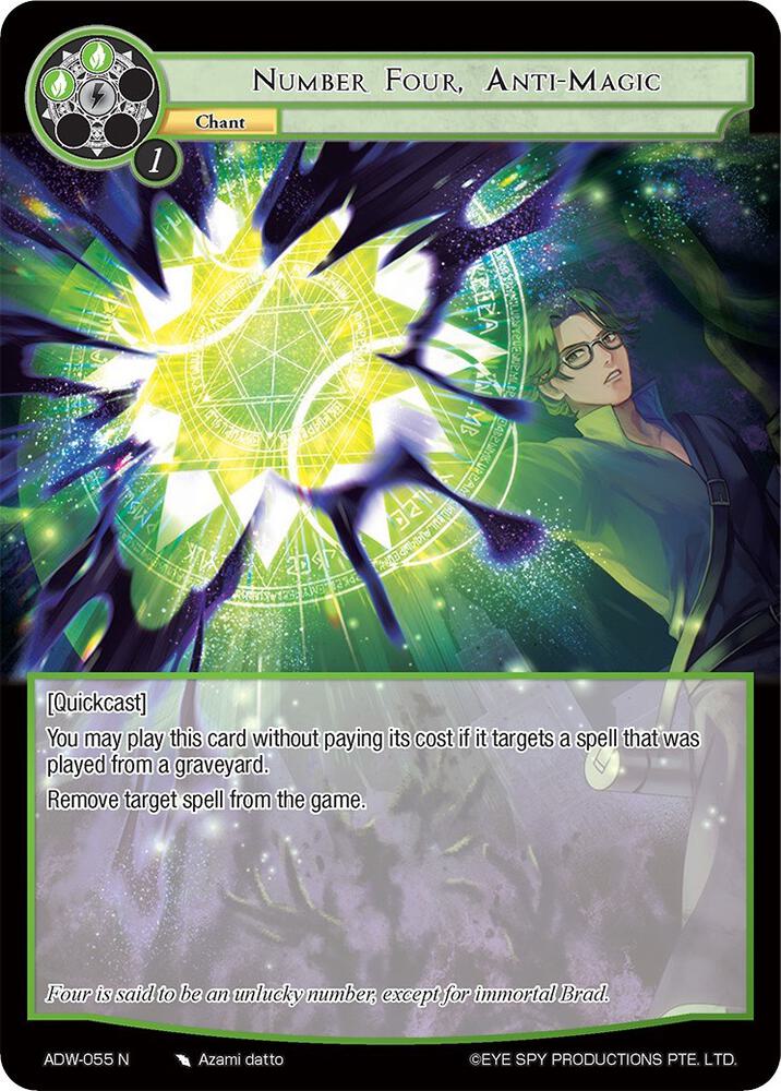 Number Four, Anti-Magic