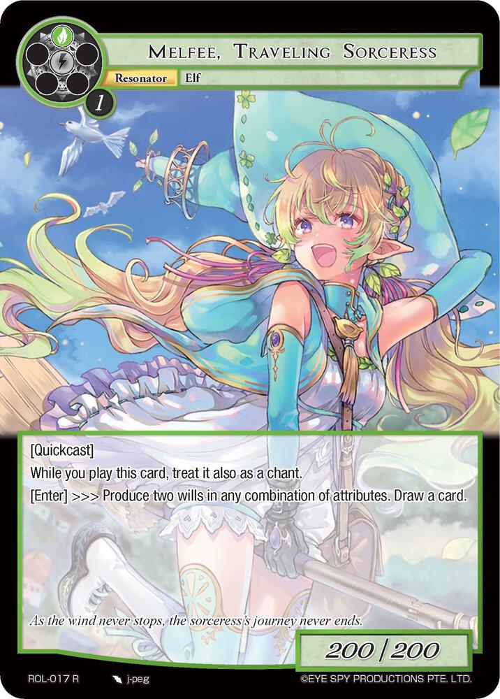 Melfee, Traveling Sorceress