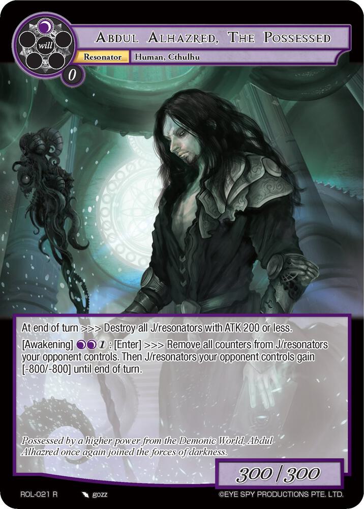 Abdul Alhazred, The Possessed