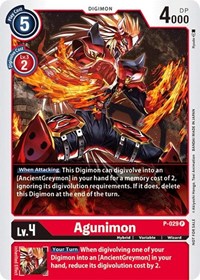 Agunimon - P-029 (Digimon Promotion Cards)