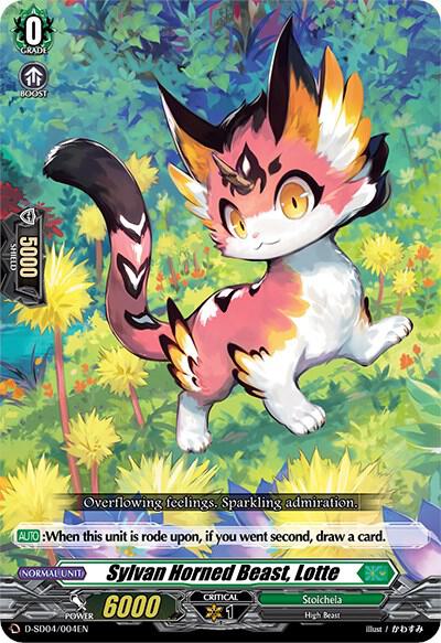 Sylvan Horned Beast, Lotte