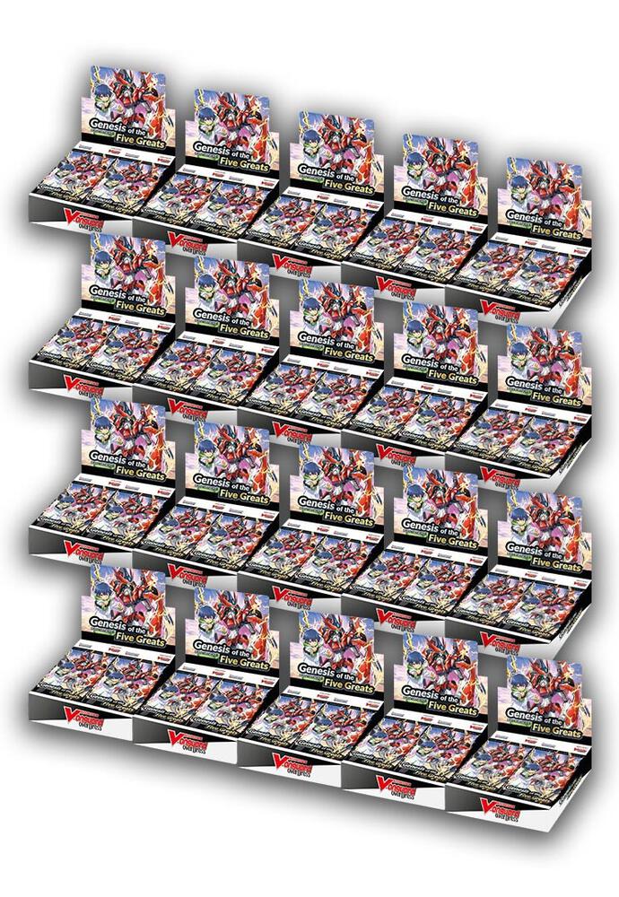 Genesis of the Five Greats Booster Box Case - D-BT01: Genesis of the Five  Greats - Cardfight Vanguard - TCGplayer.com