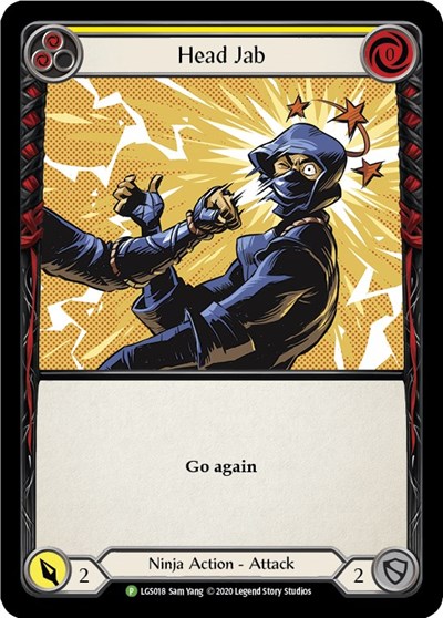 Head Jab (Yellow) - LGS018 Flesh and Blood: Promo Cards card price