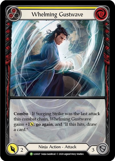 Whelming Gustwave (Yellow) - LGS027 Flesh and Blood: Promo Cards card price