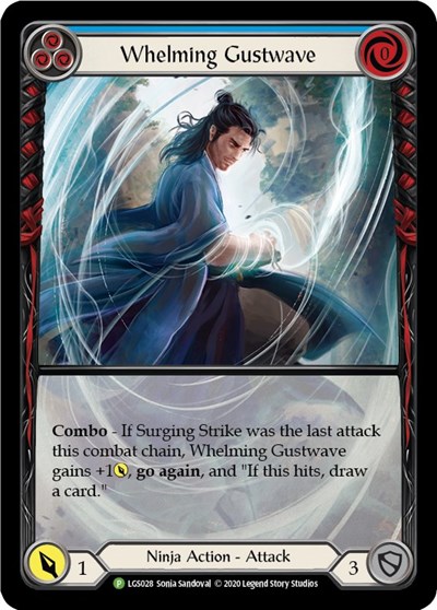 Whelming Gustwave (Blue) - LGS028 Flesh and Blood: Promo Cards card price